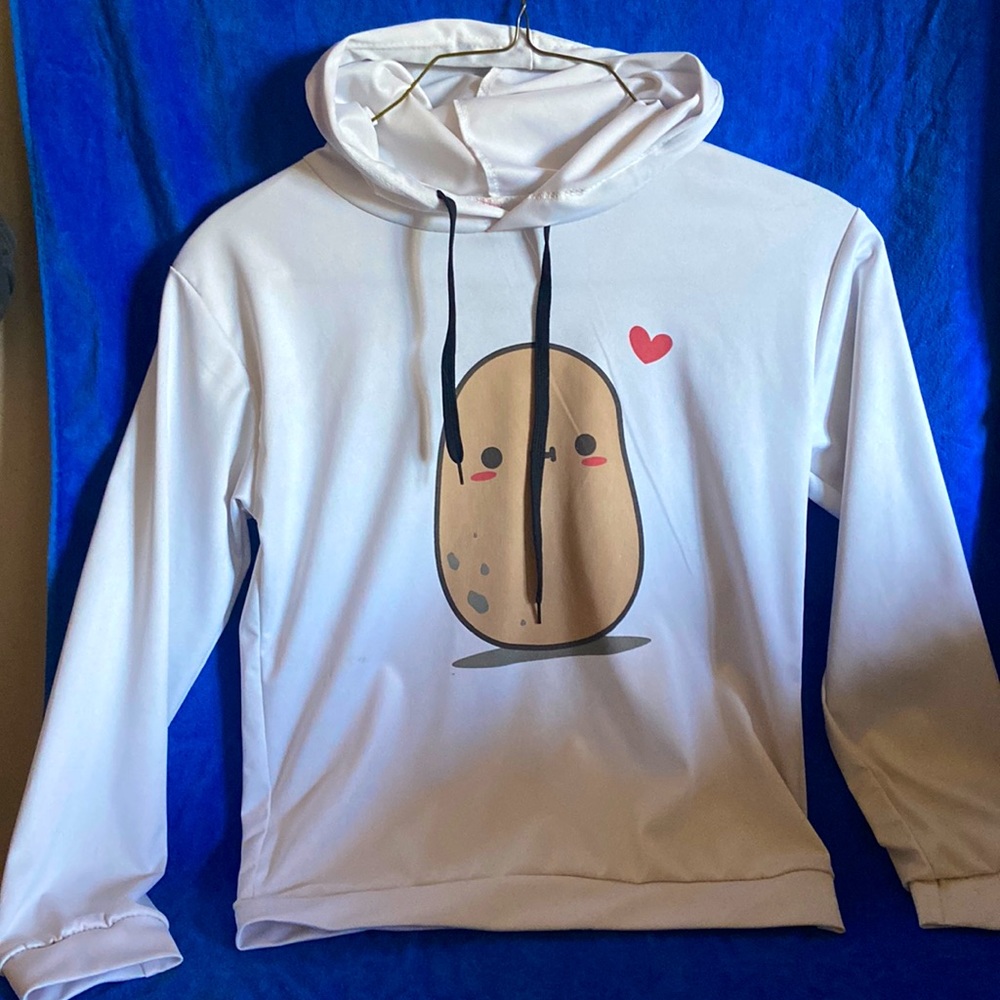 White potato 🥔 hoodie